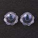 Transparentes bouchons acrylique de perles OACR-P007-46-3