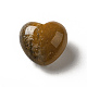 Natürlicher gelber Chalcedon-Herz-Liebesstein G-A209-02-2