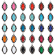 Pandahall elite 30 pz 15 colori pendenti in lega di zinco FIND-PH0005-65-1