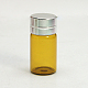 Botella de cristal frasco de vidrio para envases de abalorios X-CON-E003-34x16mm-1