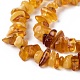 Ambre naturel perles puce brins G-E271-81-2