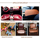 Benecreat2枚2色粘着性PVCレザー  ソファのパッチ  車の座席  ベッドレザー補修補助金  ミックスカラー  61.15x30.5x0.08cm  1枚/色 AJEW-BC0001-54-6