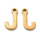 Ion Plating(IP) 304 Stainless Steel Charms STAS-C074-01G-2