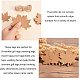 NBEADS 100 Pcs Blank Kraft Maple Leaf Jewelry Display Paper Hang Tags Price Tag Tags Gift Tags with 10m Jute Twine CDIS-PH0001-07-7
