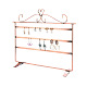 Triple Levels Rectangle Iron Earring Display Stand CON-PW0001-153A-1