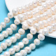 Natural Cultured Freshwater Pearl Beads Strands SPPA007Y-1-1