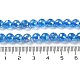 Fili di perline di giada bianca naturale elettrodeposte G-Z038-A01-01AB-5