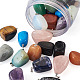 Ciondoli di pietre preziose misti naturali e sintetici G-TA0001-11-4