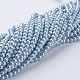 Glass Pearl Beads Strands HY-6D-B09-3