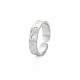 304 Stainless Steel Moon and Star Open Cuff Ring for Women RJEW-S405-240P-3