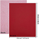 Benecreat 16 pz 34x20 cm colori assortiti faux pu pelle tessuto foglio litchi modello tessuto per borsa DIY-BC0010-62-2
