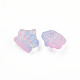 Two Tone Transparent Spray Painted Glass Beads GLAA-Q092-02-C10-4