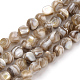 Chapelets de perles en coquille d'eau douce  SSHEL-Q300-006B-1
