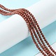 Chapelets de perles en jaspe rouge naturel G-F748-H01-01-2