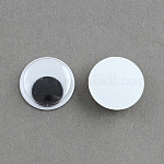 Черный и белый покачиваться гугли глаза Кабошоны DIY скрапбукинга ремесла игрушка аксессуары, чёрные, 8x3 мм
