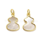 Латунные подвески из ракушек KK-K365-08C-G