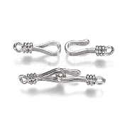 Крюк и глаз латунные застежки KK-F120-016P