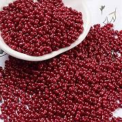Выпечка краска стеклянные бусины SEED-A033-04Q