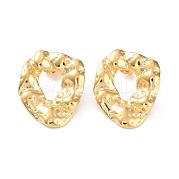 Серьги-гвоздики из нержавеющей стали 304 EJEW-H115-29G