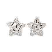 Серьги-гвоздики из нержавеющей стали 304 EJEW-Z022-18P