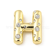 Латунные микропаве прозрачные подвески с фианитом KK-E093-04G-H