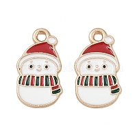 Weihnachten Legierung Emaille Anhänger&nbsp;FIND-I067-02KCG-05