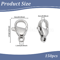 Chiusure a moschettone in acciaio inox 304&nbsp;STAS-PH0007-02D