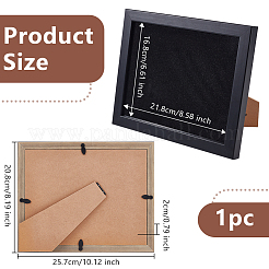 Desktop-Holz-Medaille Abzeichen Display Frame Fällen&nbsp;ODIS-WH0331-16