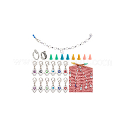 35 Stück Hamsa-Hand mit bösem Blick&nbsp;HJEW-NB00061