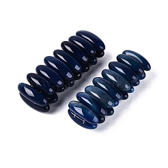 Bracelets extensibles ovales en perles d'agate naturelle pour femmes et hommes&nbsp;G-Q601-23B