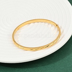 Bracelets à charnière en acier inoxydable 304 pour femmes&nbsp;BJEW-C114-06G