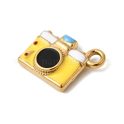 304 Edelstahl-Emaille-Anhänger&nbsp;STAS-G386-03G-02