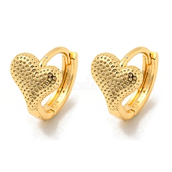 Pendientes de aro de latón dorado claro para mujer.&nbsp;EJEW-E295-36KCG
