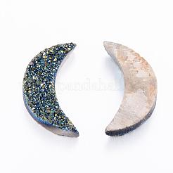 Cabochon di cristallo druzy naturale luna Placchi&nbsp;G-L447-15B