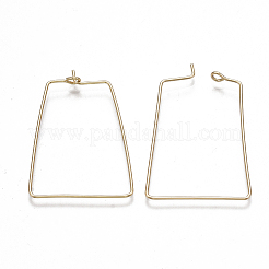 Ganci di orecchini in ottone&nbsp;X-KK-T038-425G