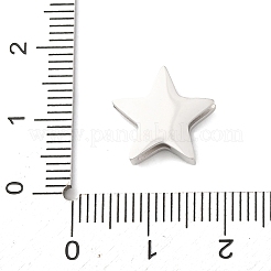 Charms scorrevoli in strass in acciaio inossidabile 304&nbsp;STAS-P421-04C-P
