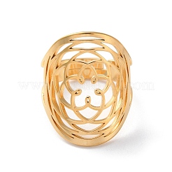 Offene Ringe aus 304 Edelstahl für Damen&nbsp;RJEW-S240-03G