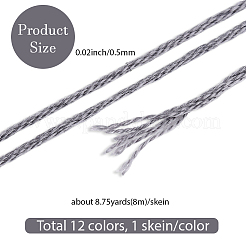 6-lagiges Polyester-Stickgarn&nbsp;OCOR-WH20074-01A-10