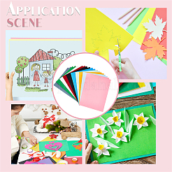 20 Stück 10 Farben Kartonpapierkarte&nbsp;DIY-CP0008-38