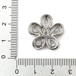 Maglia multifilo a fiore con 5 petalo e zirconi cubici in ottone&nbsp;KK-I276-30P-02