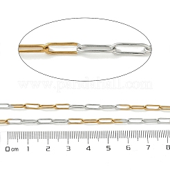 Zweifarbige Büroklammerketten aus Edelstahl 304&nbsp;CHS-Z005-05GP