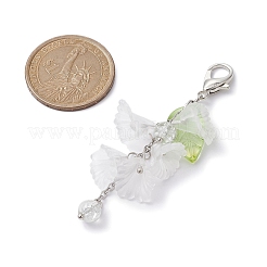 2 colgante de flor acrílica.&nbsp;AC-CJC176-P