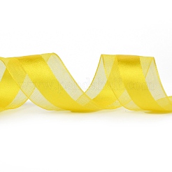 Rubans en organza de couleur unie&nbsp;ORIB-E005-B08