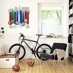 Estante de pared de exhibición de soporte de suspensión de medalla de hierro de moda personalizado&nbsp;ODIS-WH0024-003