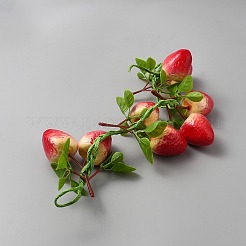 Künstliches Erdbeermodell aus Schaumstoff&nbsp;HJEW-WH0036-88-1