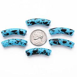 Perles acryliques opaques peintes par pulvérisation&nbsp;MACR-S372-002F-B07