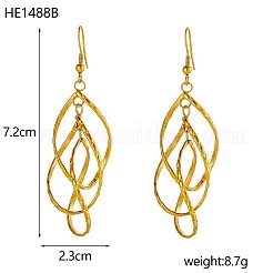 Ohrhänger aus 304 Edelstahl&nbsp;STAS-OY016-87G