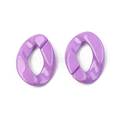 Opake Acryl Verknüpfung Ringe&nbsp;OACR-T024-01-G02