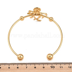 Bracelets manchettes en acier inoxydable 304 sur le thème de l'océan&nbsp;SA-Z002-02G-01
