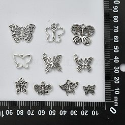 100 pièces 10 styles pendentifs en alliage de style tibétain&nbsp;TIBEP-CJ0002-87